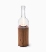 lanterne en bouteille de vin